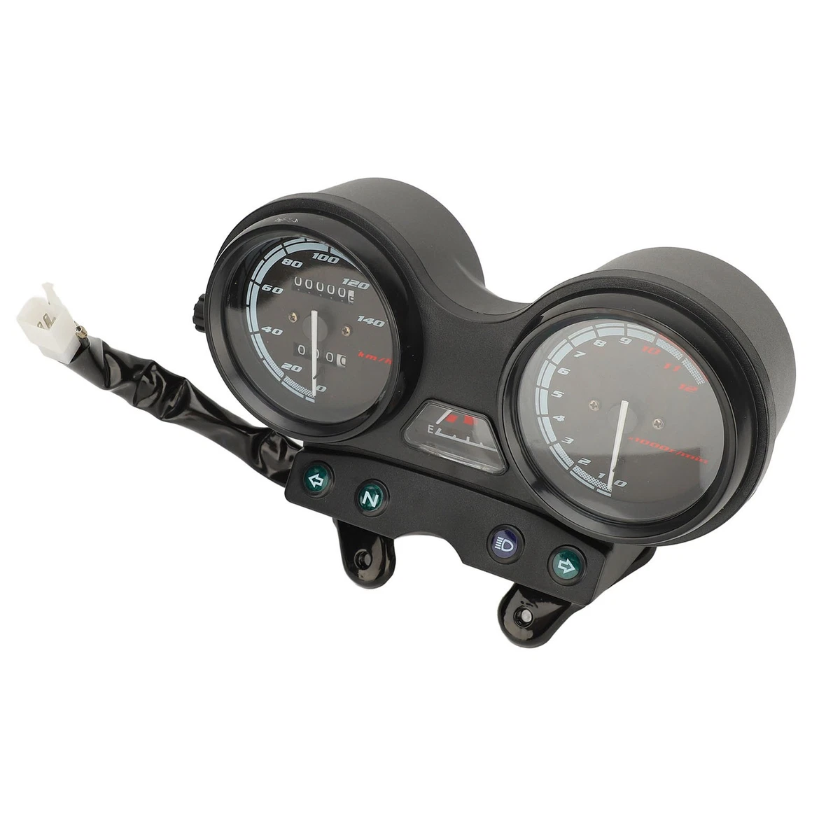 12V Motorcycle Speedometer Precise Gauge Display For YBR 125 Plastic GF