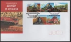 2004 Australia RAILWAYS 150th Anniversary inc Steam Train FDC