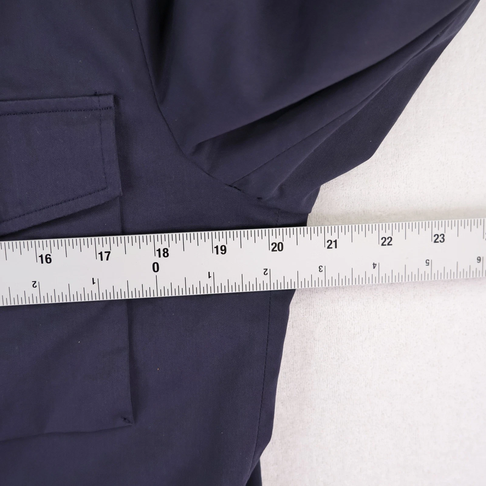 State & Liberty Field Jacket Mens Medium Navy Blue Athletic Fit Utility Chore - product detail image 9
