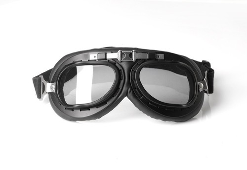 Halbschalenhelm Chopperhelm Brain Cap CMX German Easy Rider schwarz L + Brille - Picture 4 of 4