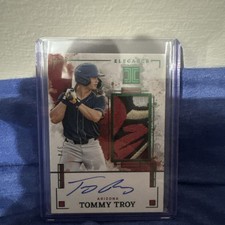 Tommy Troy 2024 Impeccable SSP Elégance Jersey Auto /4 Nasty Diamondbacks Patch