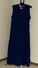 NWT DKNY Women's Maxi Dress Size XL Sleeveless Comfy