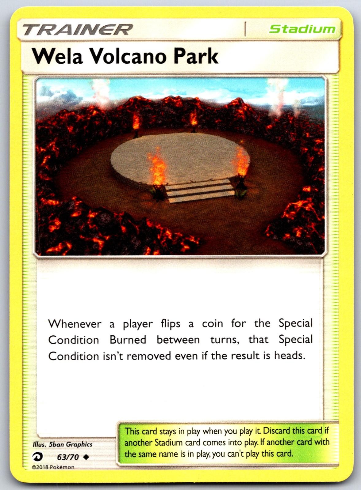 Wela Volcano Park 63 UC Dragon Majesty Pokemon NM