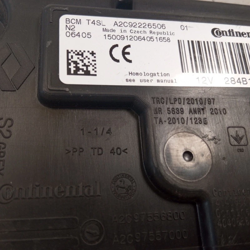 284B17162R modulo elettronico DACIA SANDERO II TCE 90 LPG 90 CV 2015 731072 - Immagine 4 di 4