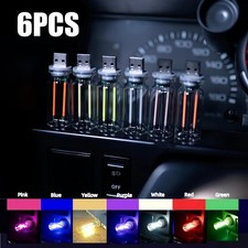 Touch Adjustable Dimmable Mini Car USB Night Light Glass Bottle Lamp PlugPlay