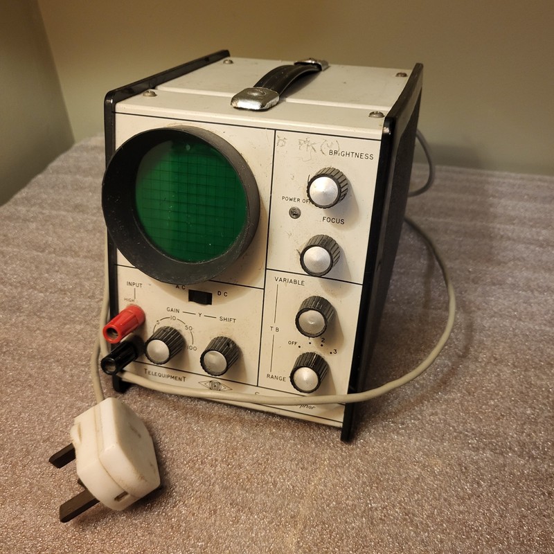 Telequipment Serviscope Minor Vintage CRT Oscilloscope