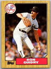 ⚾ 1987 Topps #375 Ron Guidry New York Yankees