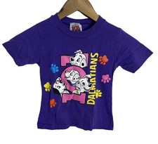 Vintage 90  s 101 Dalmatians Disney Youth T Shirt Size Medium 5/6 Made USA
