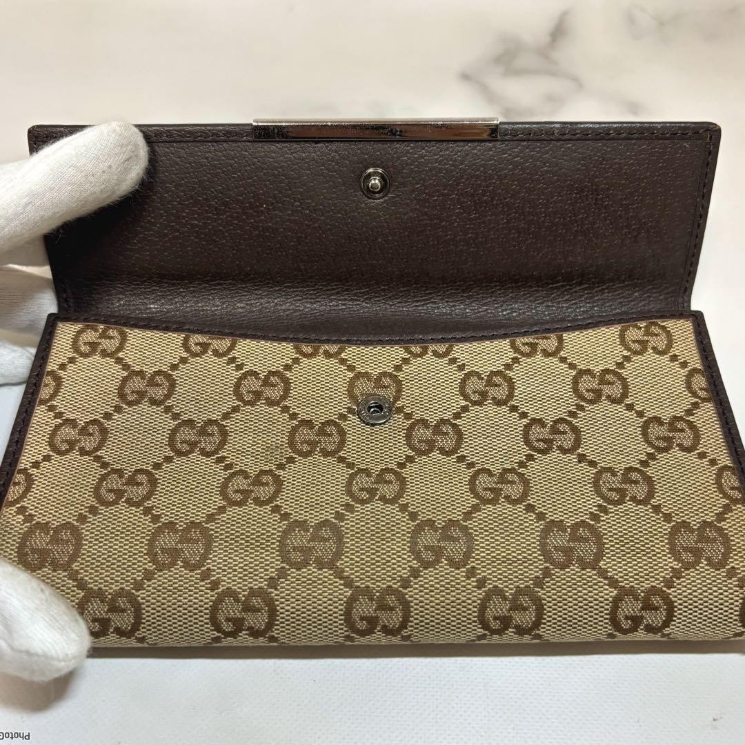 Gucci Long Wallet GG Canvas Beige Authentic G0106865 thumbnail 5