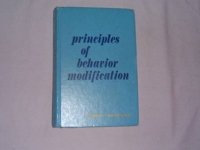 Principles of Behavior Modification Hardcover Albert Bandura