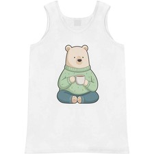 'Adorable Sitting Bear' Adult Vest / Tank Top AV058821