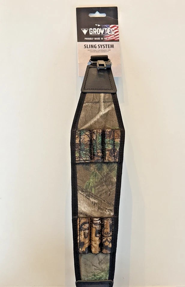GrovTec US Inc GTSL115 Padded Rifle Ammo Sling, Realtree Xtra - Image 2 of 4