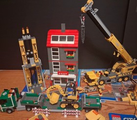 LEGO CITY Construction Site Demolition 100%COMP 4202 7631 7633 7746 60076 75 74