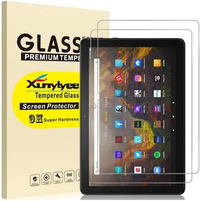Displayschutz Glas 2 Stück für Fire HD 10 Kids Pro 10,1 Zoll Schutzfolie Krat...