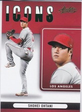 SHOHEI OHTANI Los Angeles Dodgers GREEN VERSION Baseball ICONS #I-9 INSERT CARD