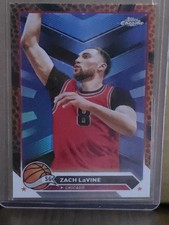 2023-24 Topps Chrome - Zach LaVine #55 Orange Basketball Refractor