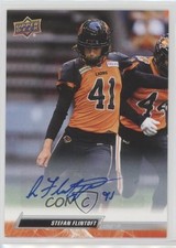 2023 Upper Deck CFL Auto Stefan Flintoft #10 Auto bl7