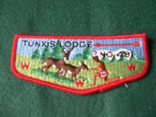 Old Tunxis Lodge 491  Order of the Arrow Patch, Boy Scouts of America