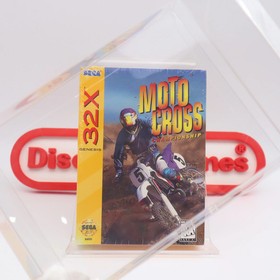 Sega Genesis 32X MOTO CROSS CHAMPIONSHIP / MOTOCROSS - NEW & Factory Sealed!