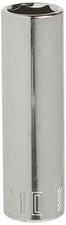 CRAFTSMAN Deep Socket, Metric, 1/4-Inch Drive, 10mm, 10 MM, Full Polish 