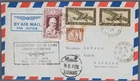MayfairStamps Indochina 1948 Hanoi to Kumming Air France First Flight Cover aaz_