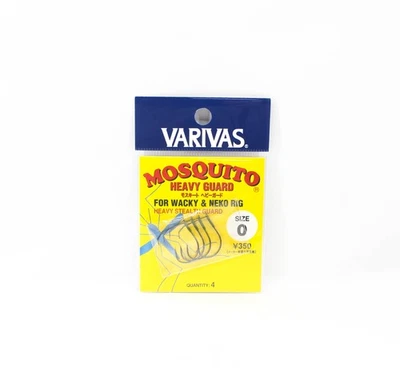 Varivas Mosquito Wacky Worm Hook Heavy Guard Size 0 (4090) - Bild 1 von 4