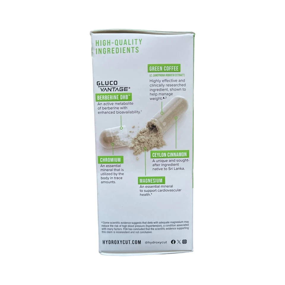 Hydroxycut Pro Clinical Berberine DHB - 60 Cápsulas Exp: 27/07, Nuevo y Sellado Foto 4 de 4