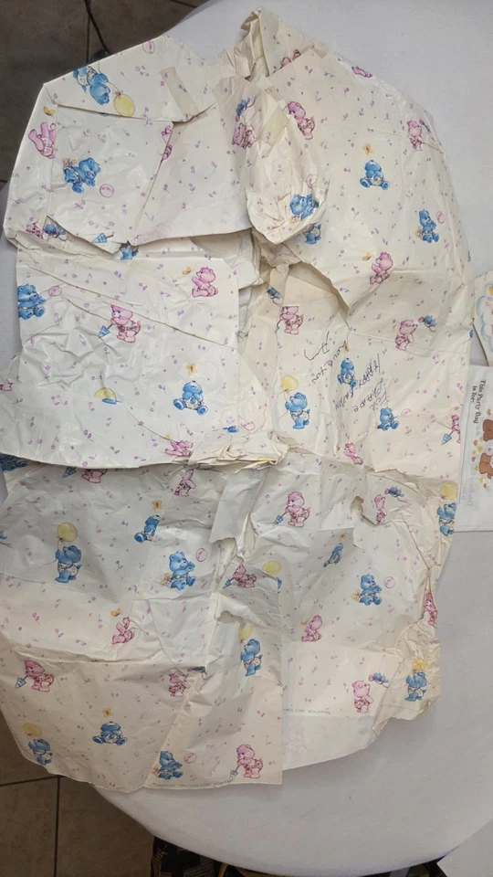 Vintage Care Bears Party Supplies Plate And Napkins Hats 1980’s  - Image 2 of 4