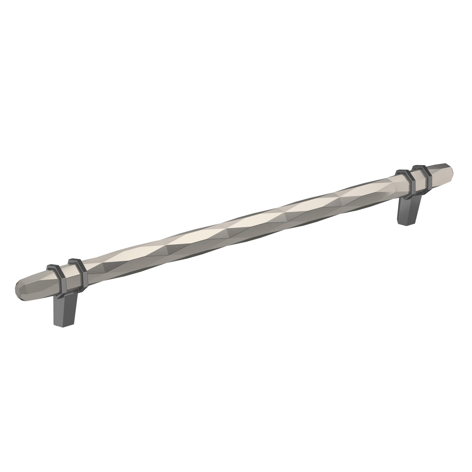 | Cabinet Pull | Satin Nickel/Black Chrome | 10-1/16 inch (256 mm) Center-to-...