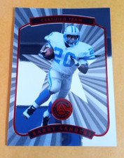 1997 Pinnacle Certified Team Barry Sanders Insert Card #7 - Detroit Lions