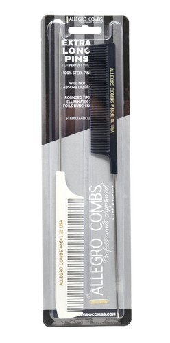 Allegro Combs XL Pintail Rat Tail Combs Parting Combs Metal Tail Foiling Combs - 第 33/38 張圖片