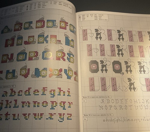 Leisure Arts Cross Stitch 120 Alphabets Pattern Booklet by Carol Emmer - Picture 4 of 6