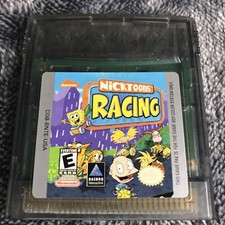 Nicktoons Racing GBC Nintendo Game Boy Color Tested