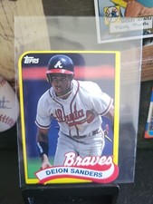 2014 Topps Deion Sanders Mini 1989 Die Cut #TM-57 Atlanta Braves 🔥