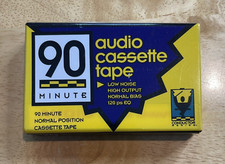 90 Minute Audio Cassette Tape Conductor Series Sealed