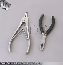 Bead Capture Ring Opener Closer Set - Ball Closure Body Piercing Tool