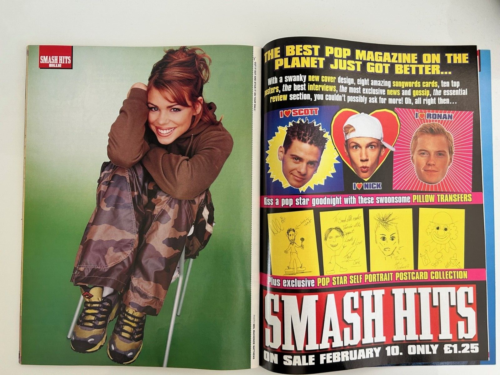 SMASH HITS 27/1/1999 RONAN KEATING Billie Piper 911 AQUA BSB All Saints FIVE - Picture 17 of 19