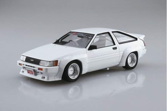 aoshima　DISM 1/24 corolla levin AE86 Aoshima 1/24 Scale Model Tuned Car(62) Kit TRD Toyota