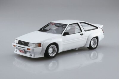 Aoshima 1/24 Scale Model Tuned Car(62) Kit TRD Toyota Corolla AE86