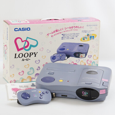 CASIO LOOPY My Seal Computer SV100 Console System Tested JAPAN 