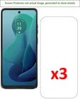 3x Motorola Moto G 2024 Screen Protector w/ cloth