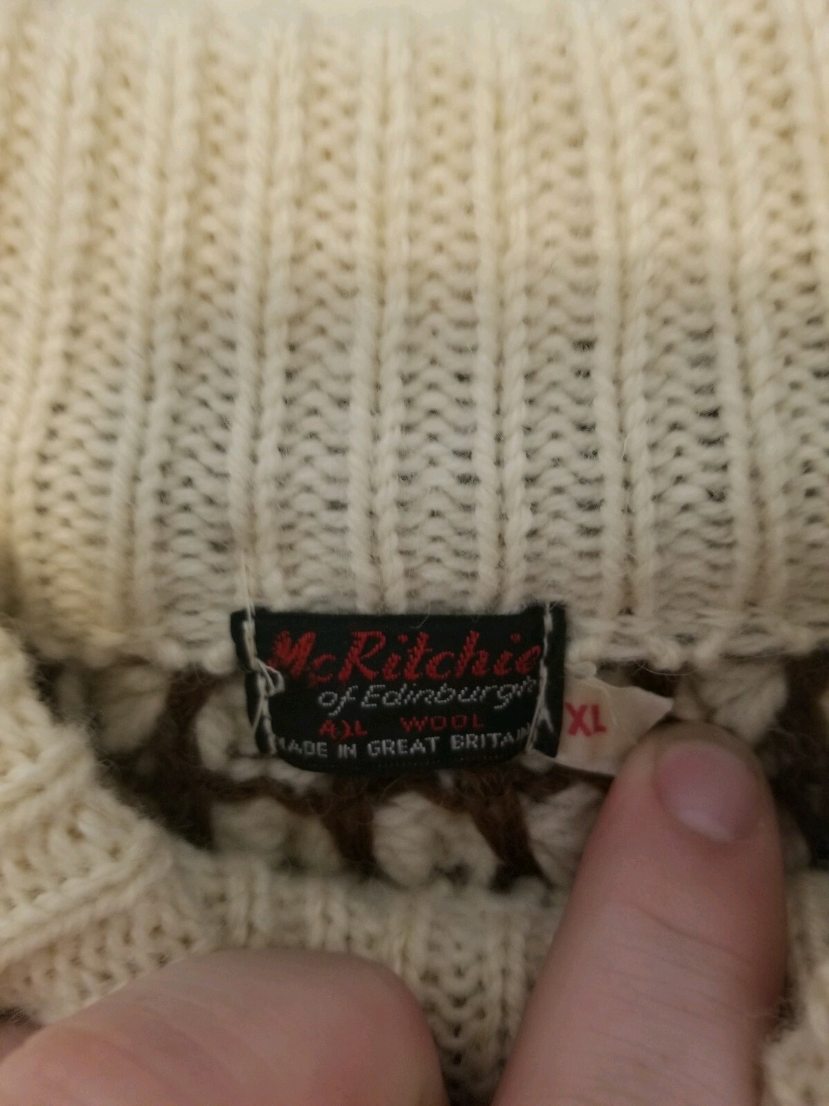 Mcritchie Of Edinburgh Wool Sweater | eBay