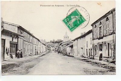 PASSAVANT EN ARGONNE - Marne - postcard 51 - la Grande Rue -
