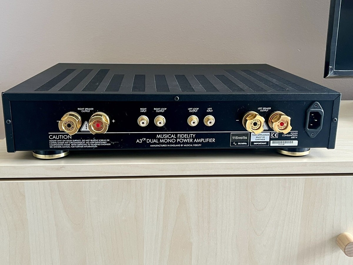 Musical Fidelity A3CR Dual Mono Power Amplifier | eBay