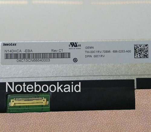 14.0"LED LCD Screen For DELL Inspiron 14 7460 7466 7467 WUXGA FHD Display eDP - Picture 2 of 2