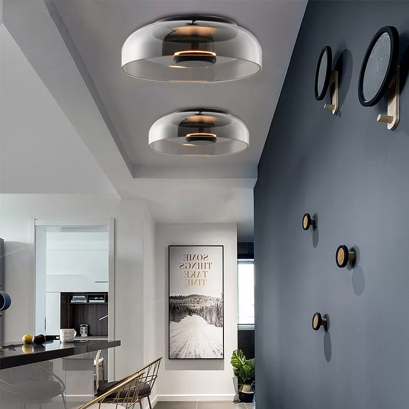 Flush mount dome ceiling light outlet