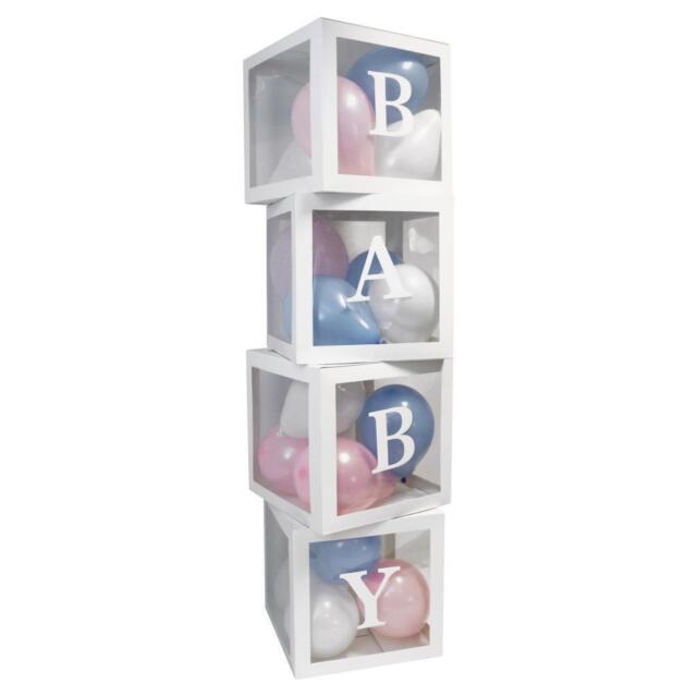 Baby Love balloon box. Ideal for baby reveals weddings christenings. Collapsible