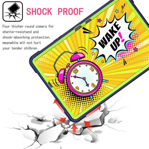 For Samsung Galaxy Tab S8 S9 S10+ Tablet Case Kids Shockproof Rotate Stand Cover - Picture 12 of 93