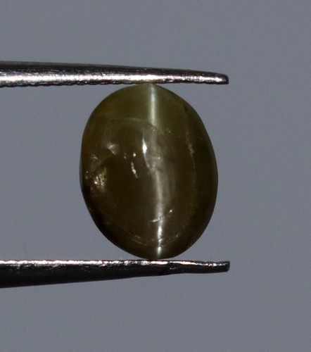 6x5 MM Natural Chrysoberyl Cats eye Oval Shape Loose Gemstone 1.43 Ct Untreated - Picture 4 of 15