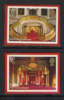 Gb 2014 Sg3595 6 Buckingham Palace Throne Room Grand Staircase Self Adhesive Mnh Ebay